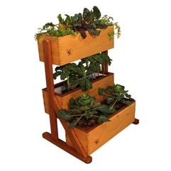 Self watering garden box
