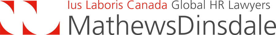 Sponsor - IUS LABORIS MATHEWS DINSDALE Logo