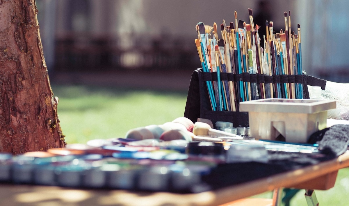 Things Kids Can Do Outside - Art
