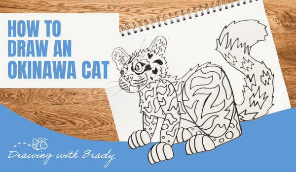 Drawing with Brady Thumbnails-1-Okinawa Cat Final