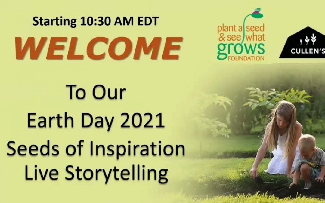 Earth Day 2021 Live Storytelling with Mark Cullen C.M.