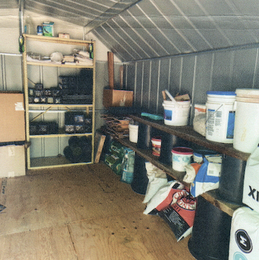 Garden Shed Inside UBC Botanical gardens